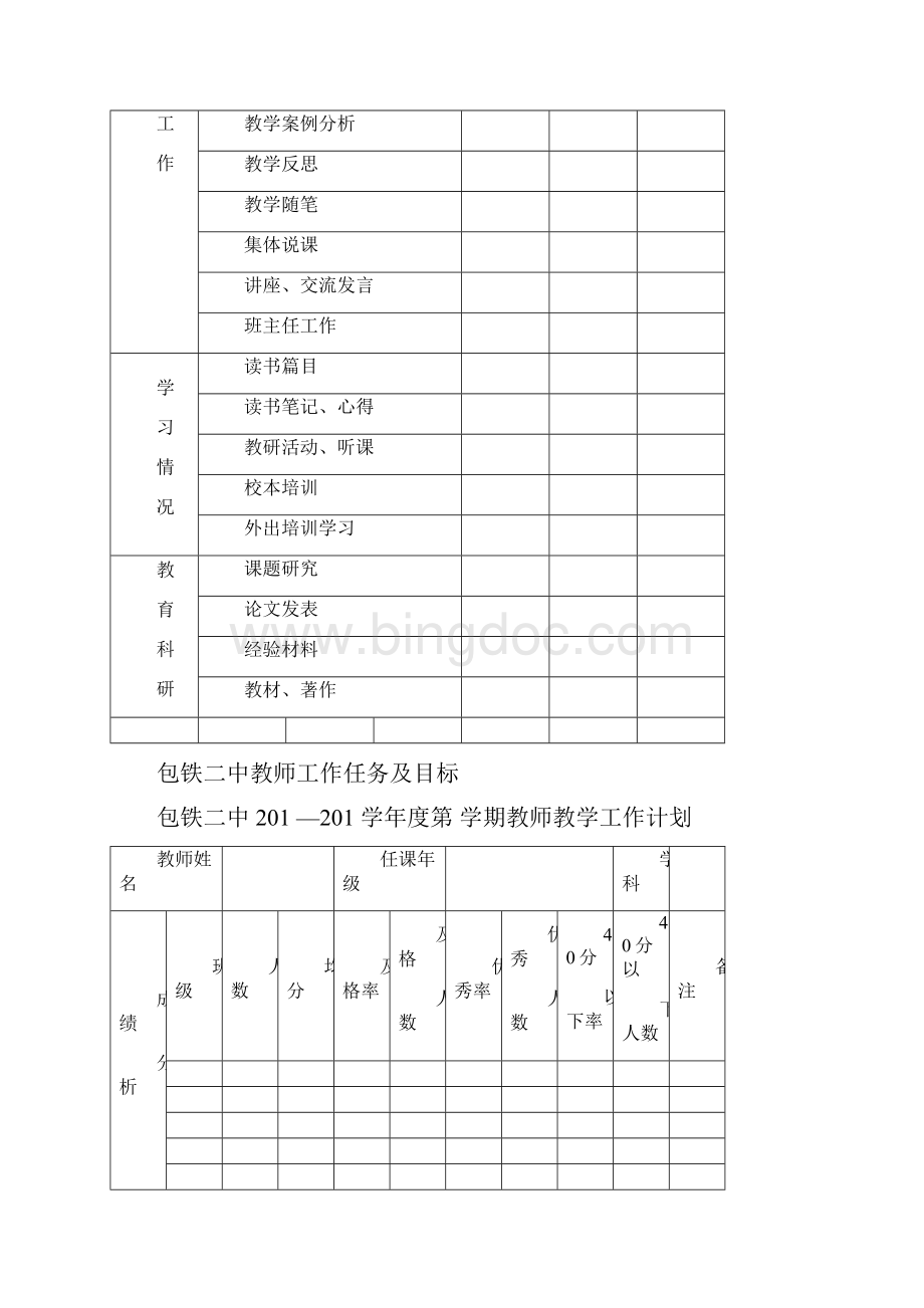 包铁二中教师业务成长手册.docx_第3页