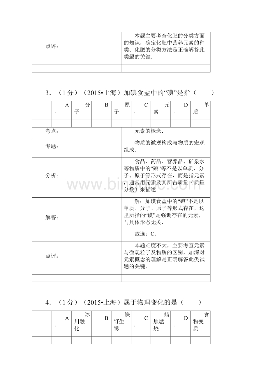 上海市中考化学试题解析版.docx_第3页