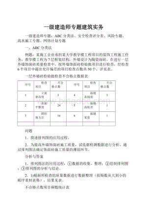 一级建造师专题建筑实务.docx