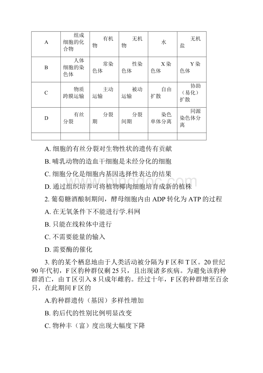 北京理综高考试题含答案.docx_第2页