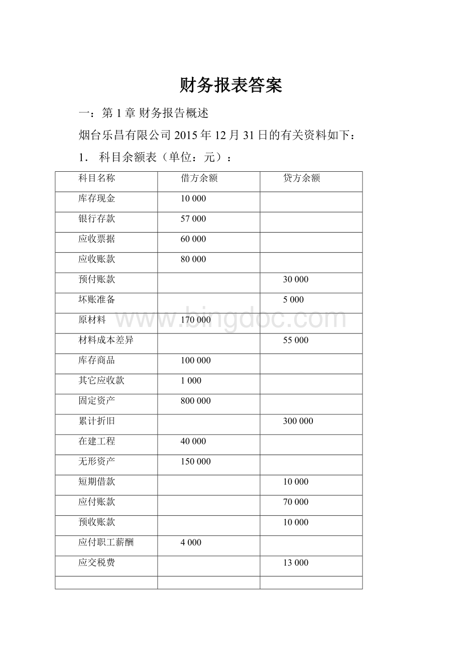 财务报表答案.docx_第1页