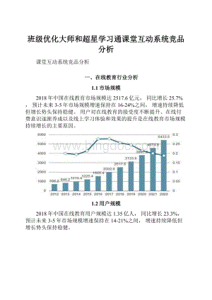 班级优化大师和超星学习通课堂互动系统竞品分析.docx