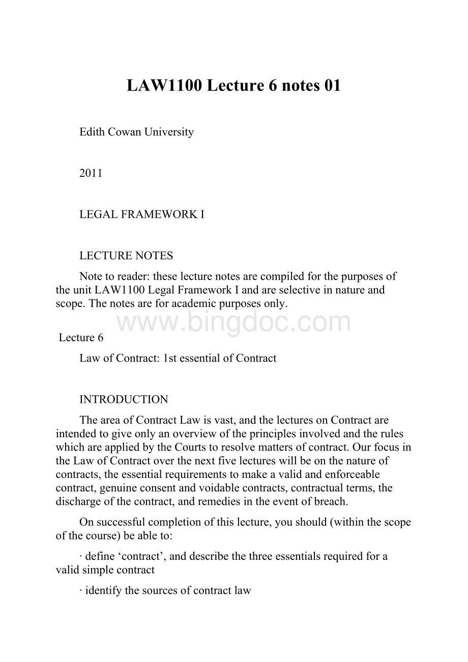 LAW1100 Lecture 6 notes 01.docx_第1页