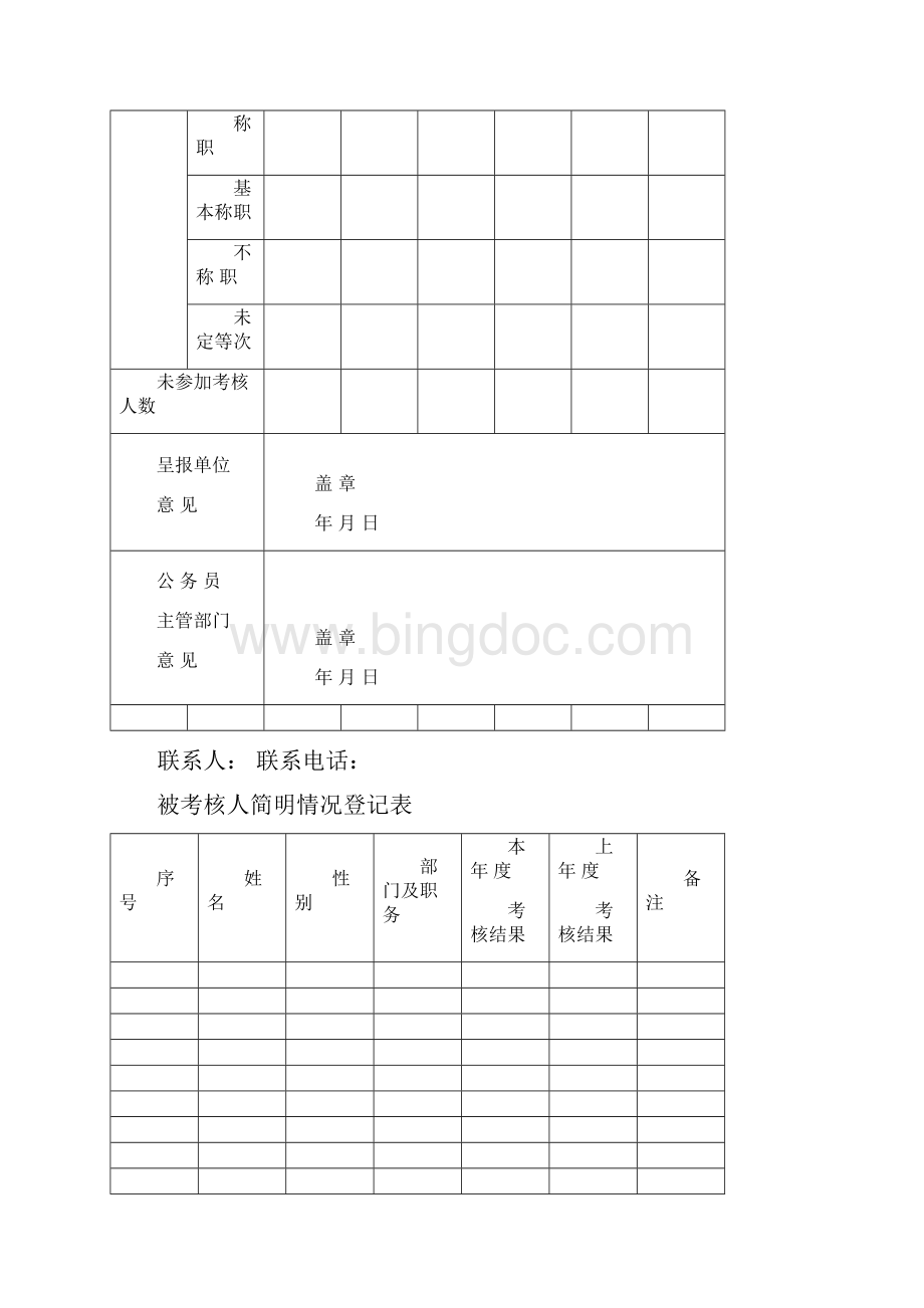 安徽省公务员年度考核登记表.docx_第3页
