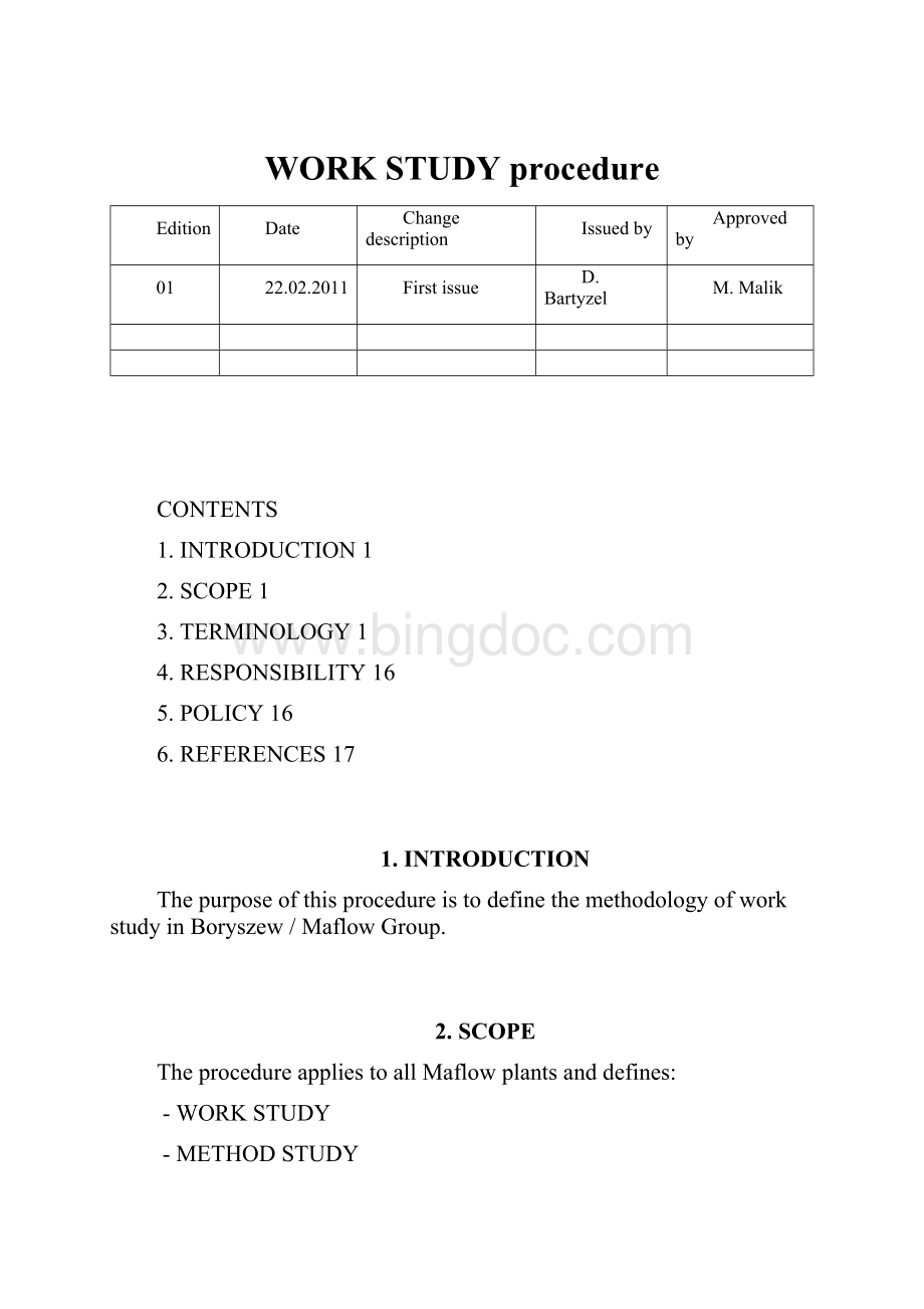 WORK STUDY procedure.docx