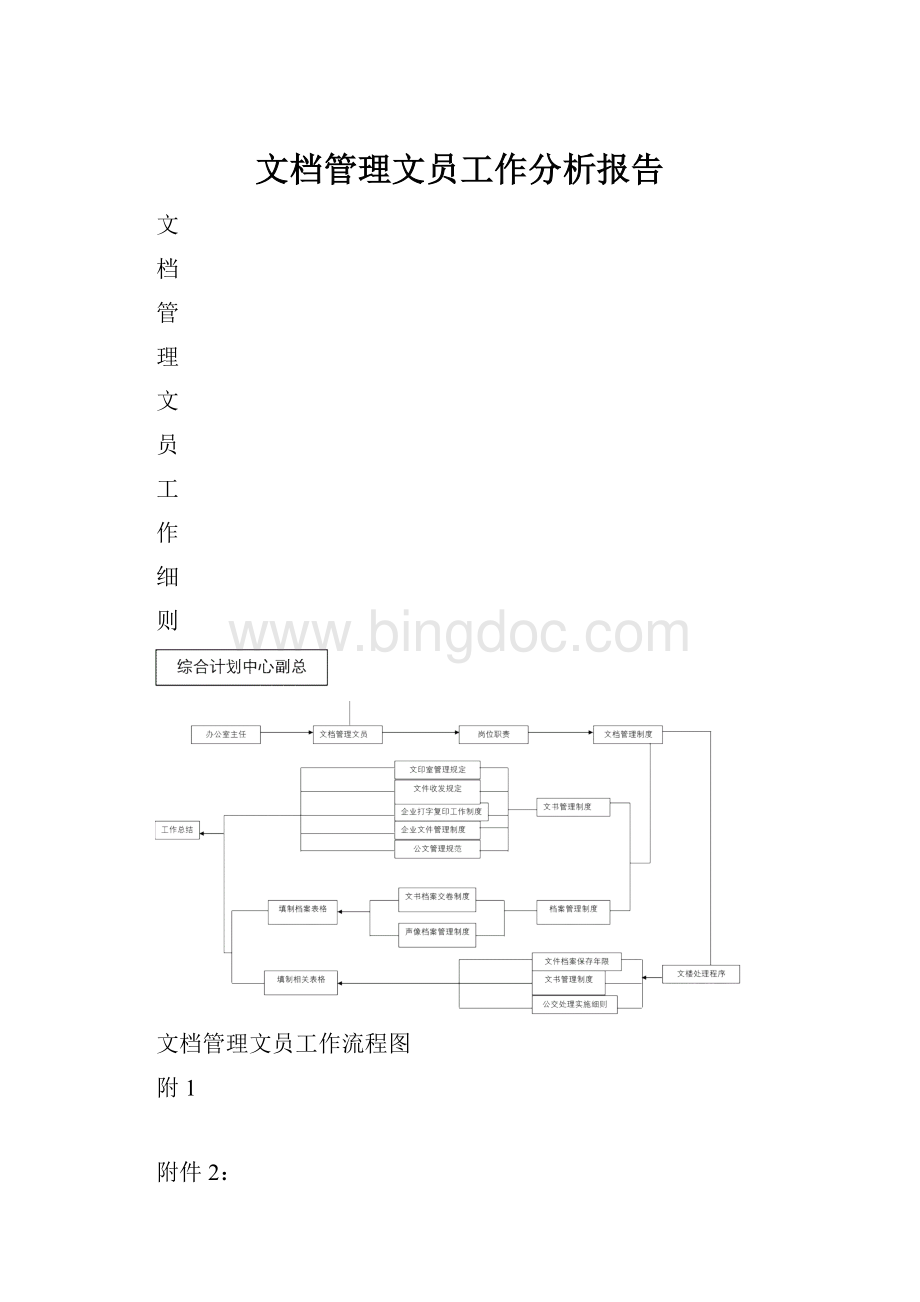 文档管理文员工作分析报告.docx