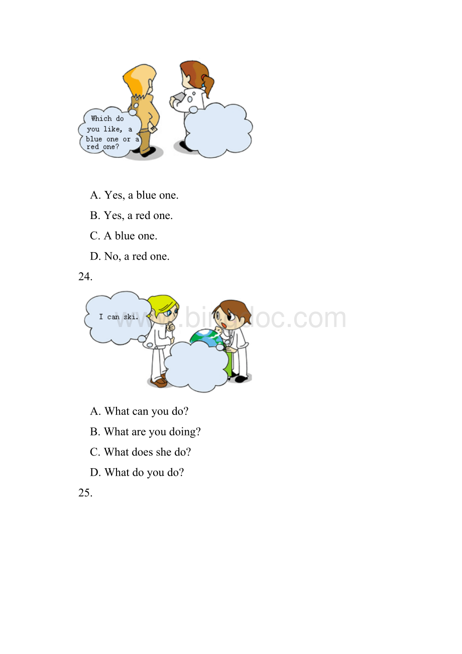 五年级英语竞赛试题附答案Word格式文档下载.docx_第3页