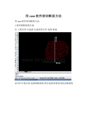 用cass软件剖切断面方法Word文档下载推荐.docx