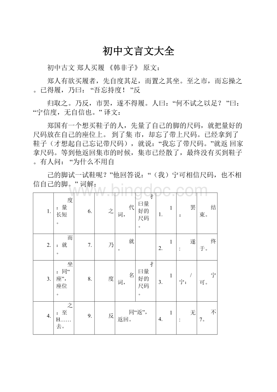 初中文言文大全Word格式文档下载.docx_第1页