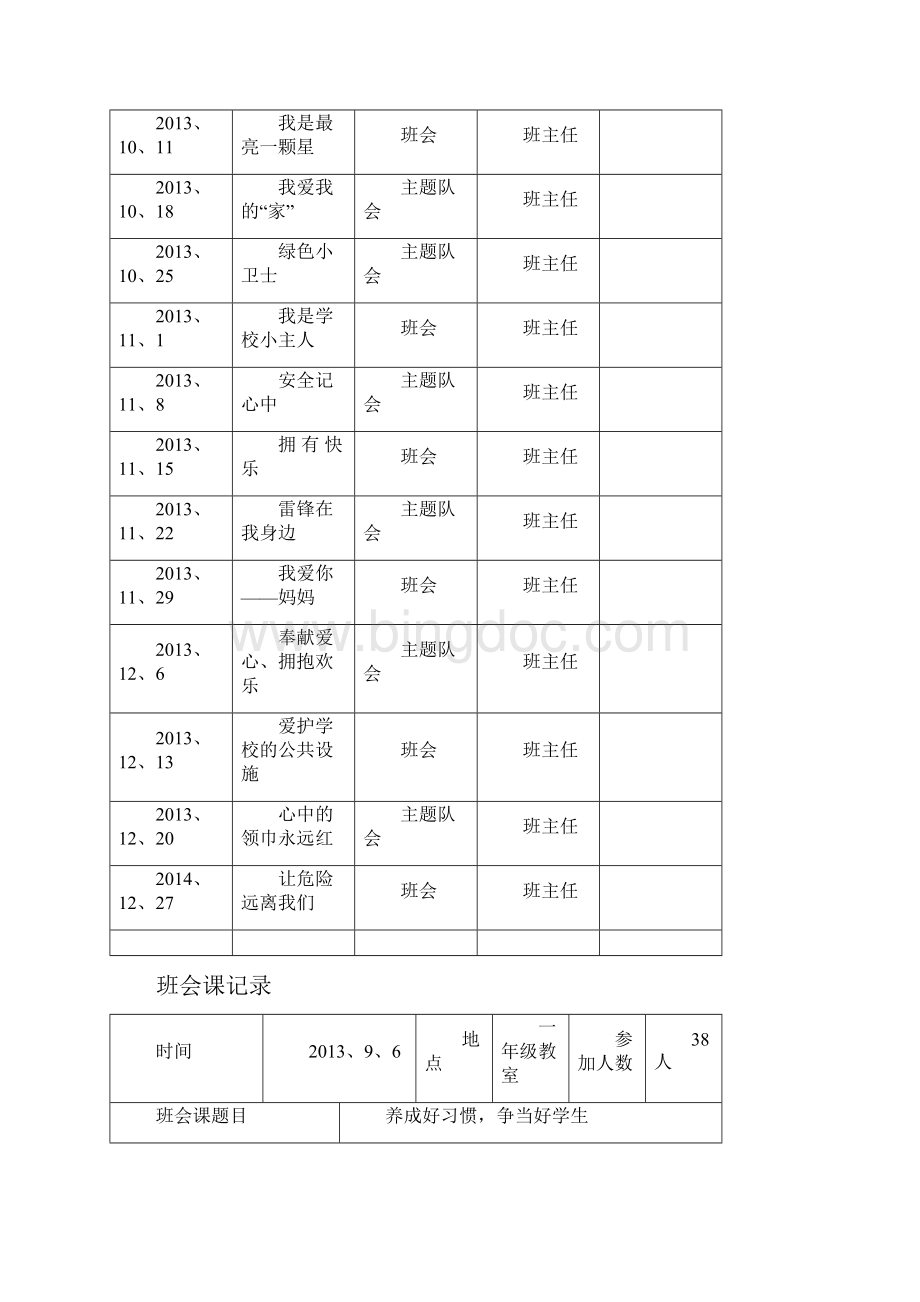 一年级班队活动记录.docx_第2页