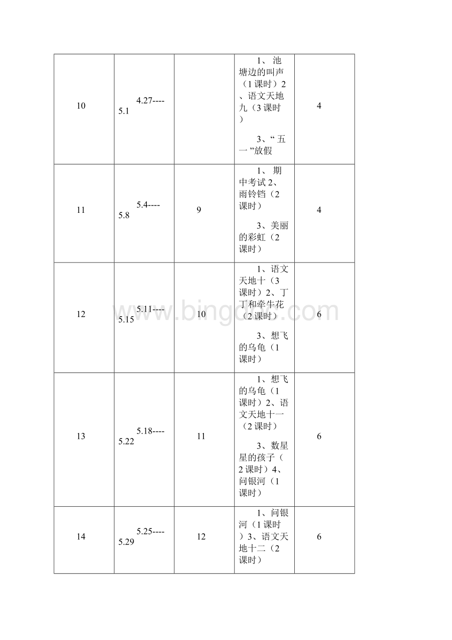 北师大版学年语文一年级下册全册导学案文档格式.docx_第3页