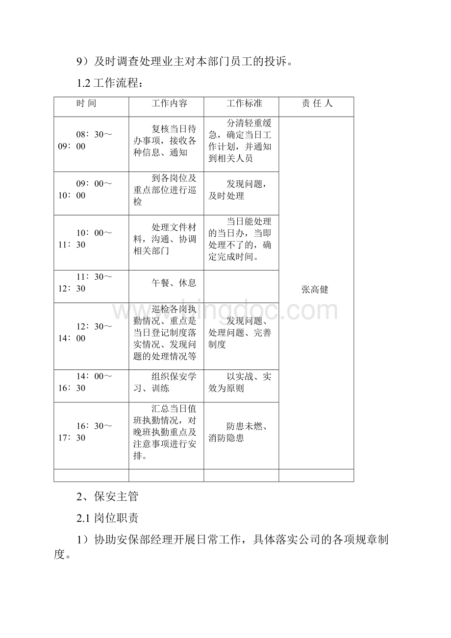 安管部各岗位工作职责及流程.docx_第2页