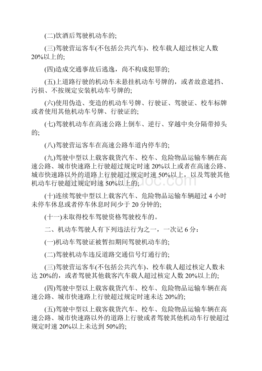 交通安全法规处罚细则文档格式.docx_第2页