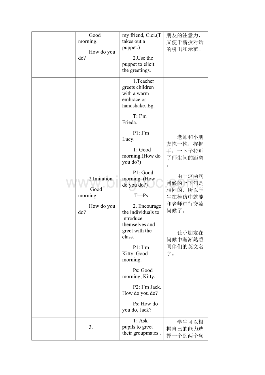 上海版牛津英语一年级上册1A全册教案Word文件下载.docx_第2页