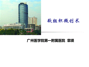 软组织微创术广州医学院第一附属医院章瑛.ppt