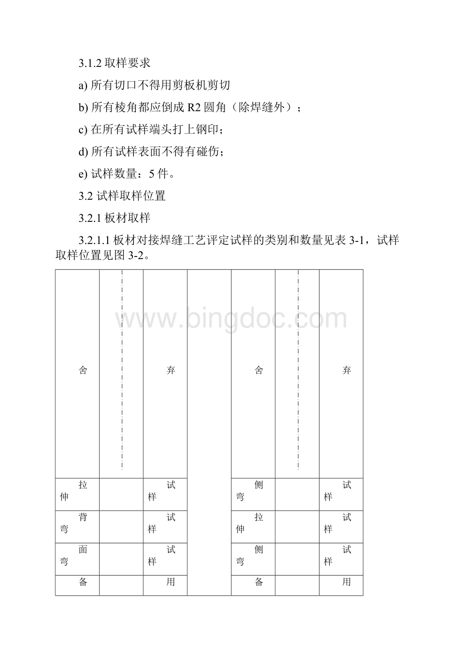 焊接工艺评定试验试样取样工艺规程Word下载.docx_第2页