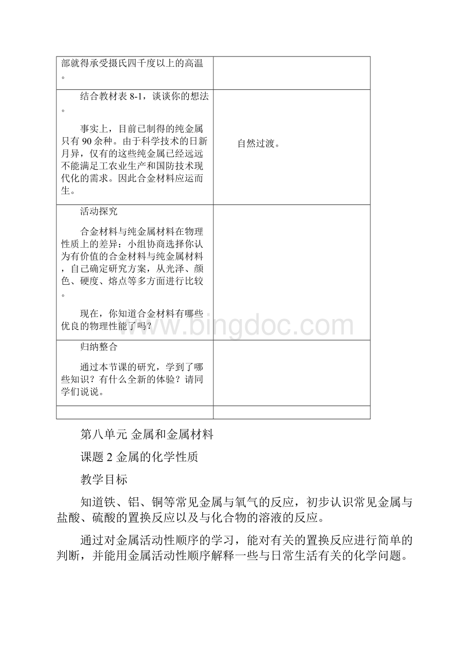 人教版初中化学教案设计下册全Word文档格式.docx_第3页