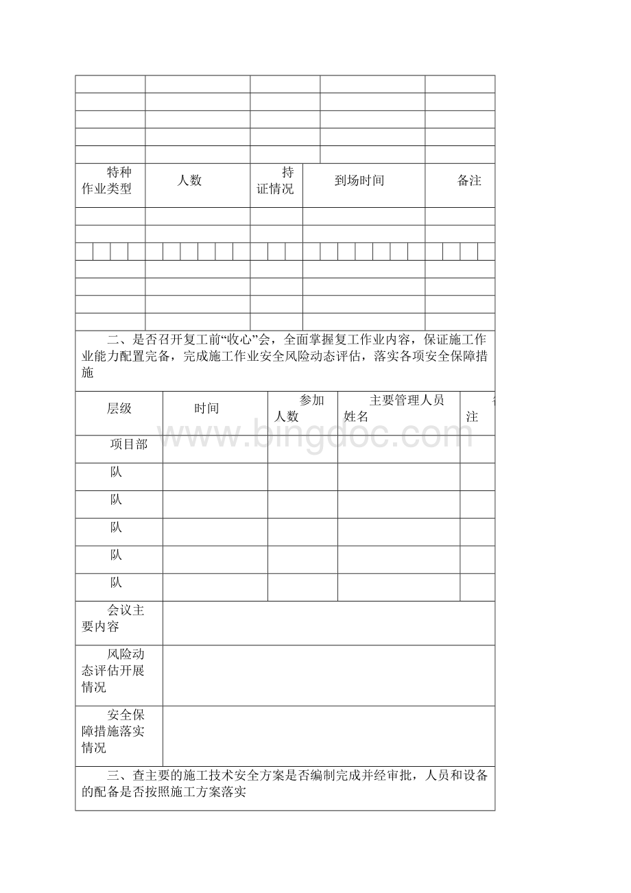 春节节后复工安全检查表.docx_第2页