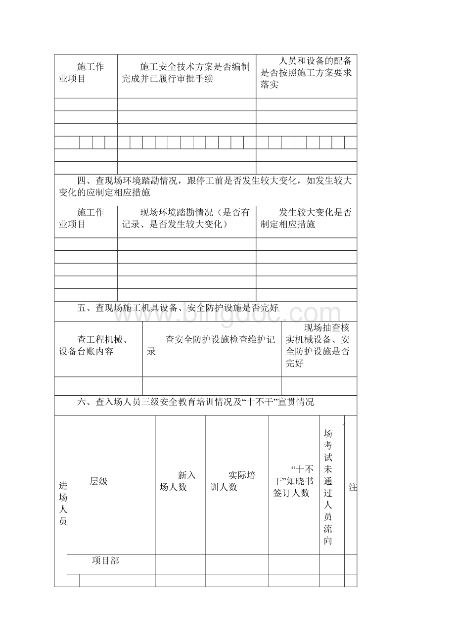春节节后复工安全检查表.docx_第3页