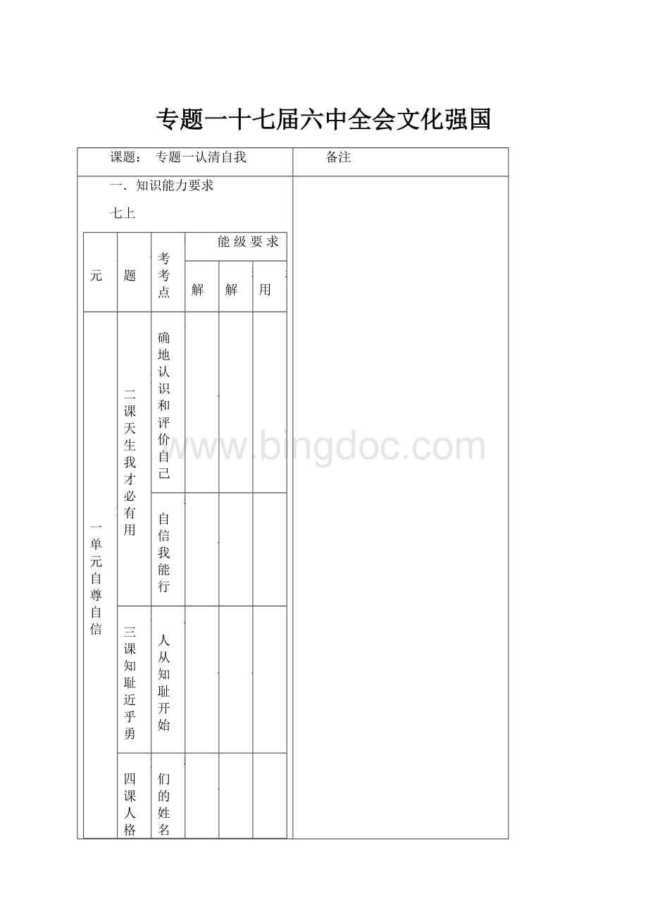 专题一十七届六中全会文化强国.docx_第1页