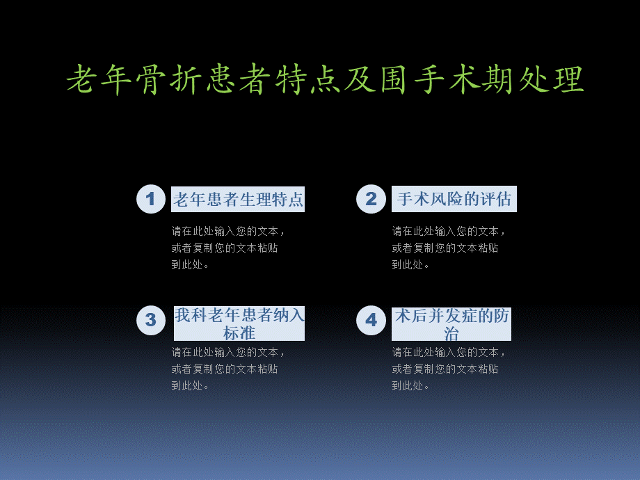 老年骨折患者风险评估围手术期处理及术后并发症预防.ppt