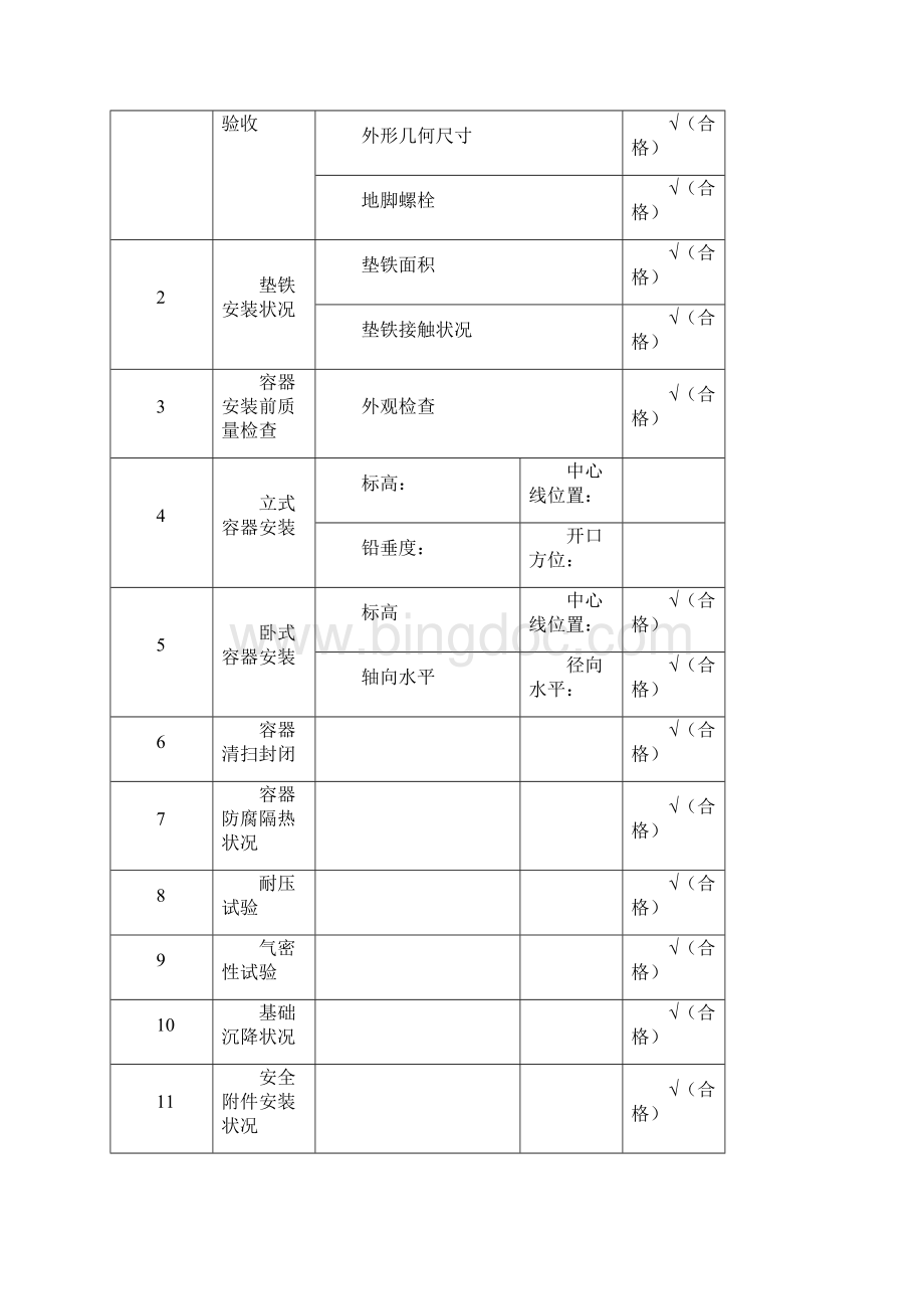 压力容器安装质量证明书卧蒸835Word格式文档下载.docx_第2页