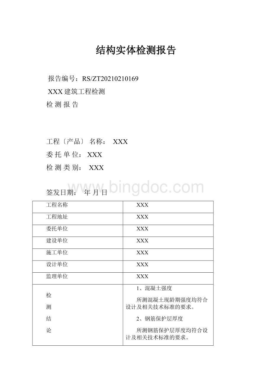 结构实体检测报告.docx