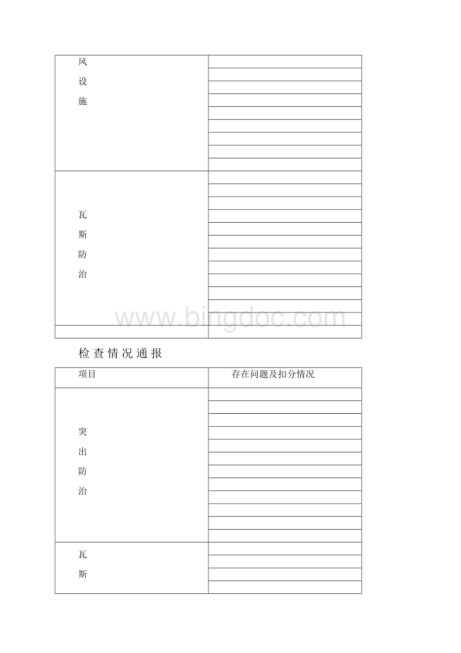 通风质量标准化检查记录Word格式文档下载.docx_第3页