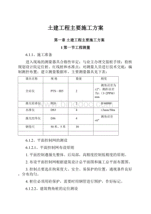 土建工程主要施工方案.docx