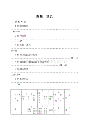 图集一览表.docx