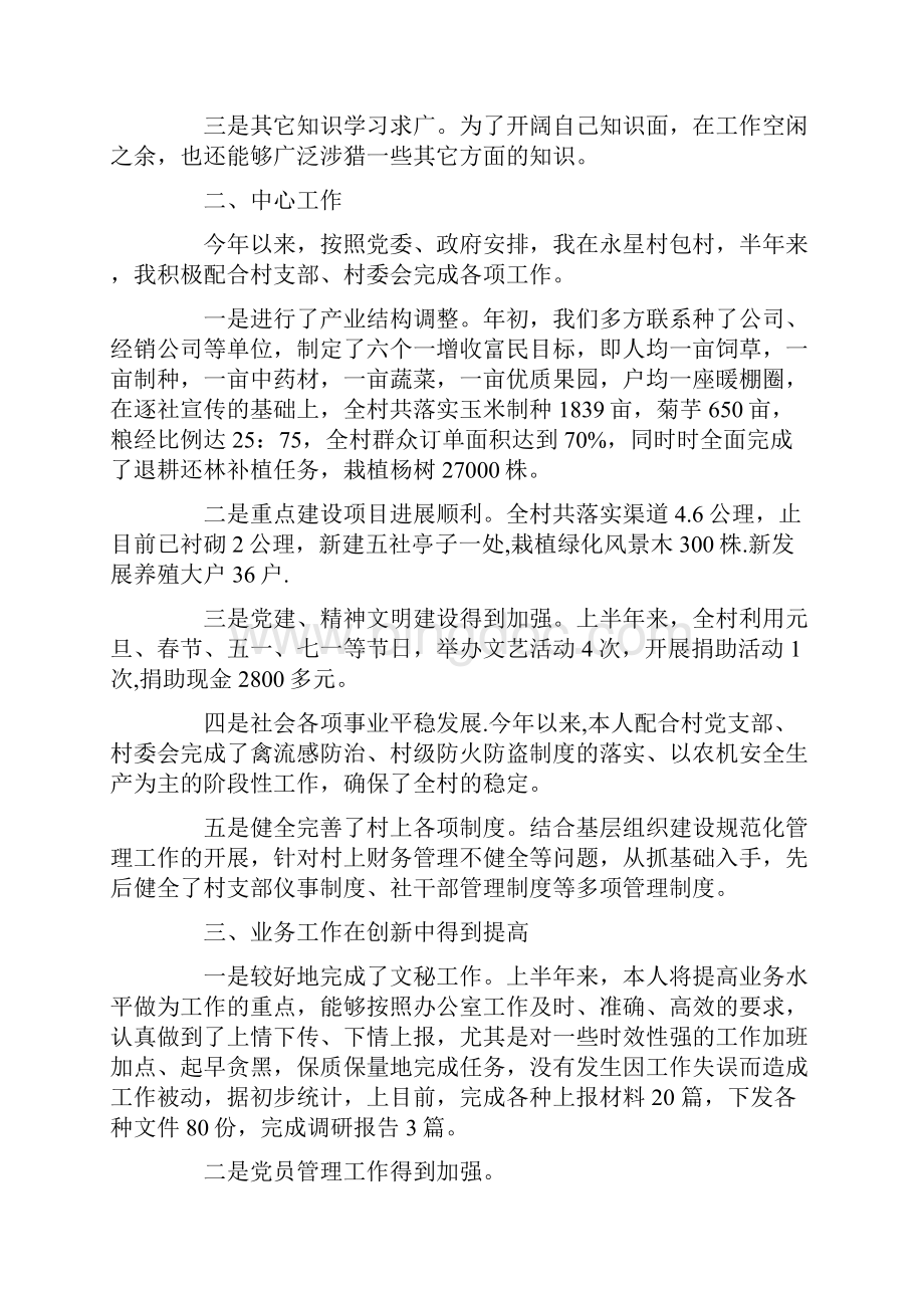 半年度个人工作总结范文.docx_第2页