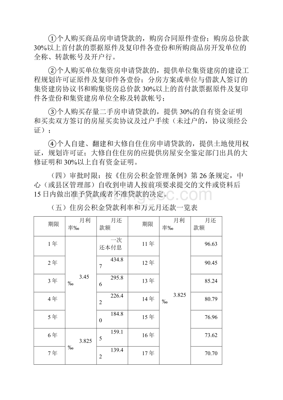 财务管理财务知识申请个人住房公积金贷款须知.docx_第3页