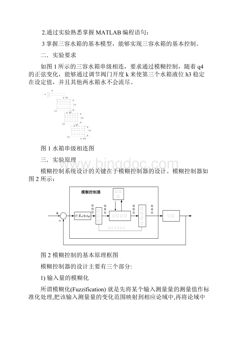 三容水箱的模糊控制南昌大学实验报告.docx_第2页