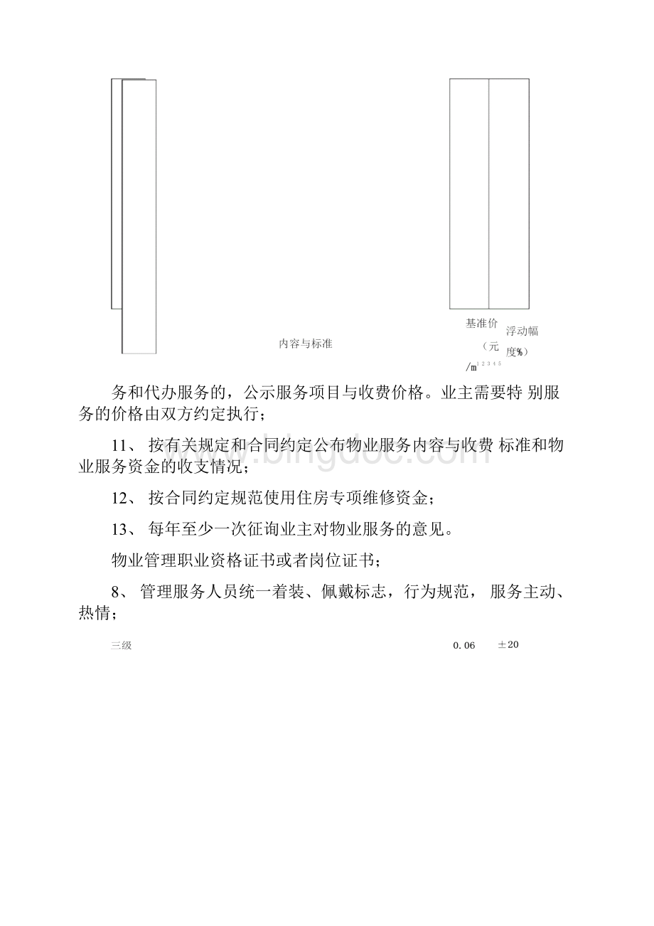 太原市物业服务等级及收费标准.docx_第3页