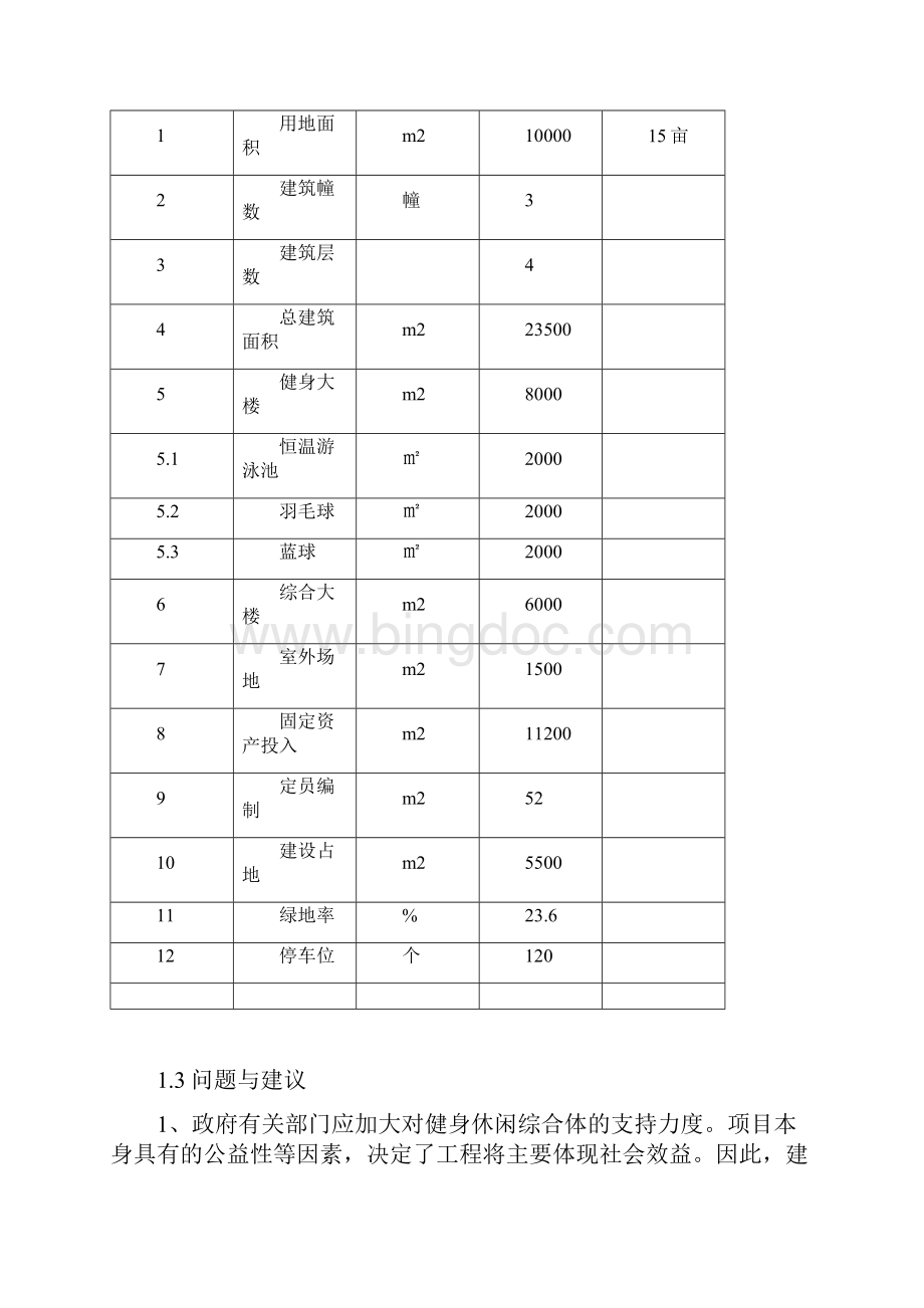 健身休闲综合体中心可行性分析报告.docx_第3页