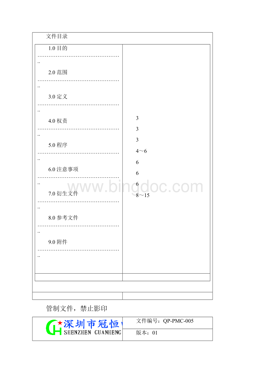 PMCCKQPPMC006仓储管制程序090609okkk.docx_第2页