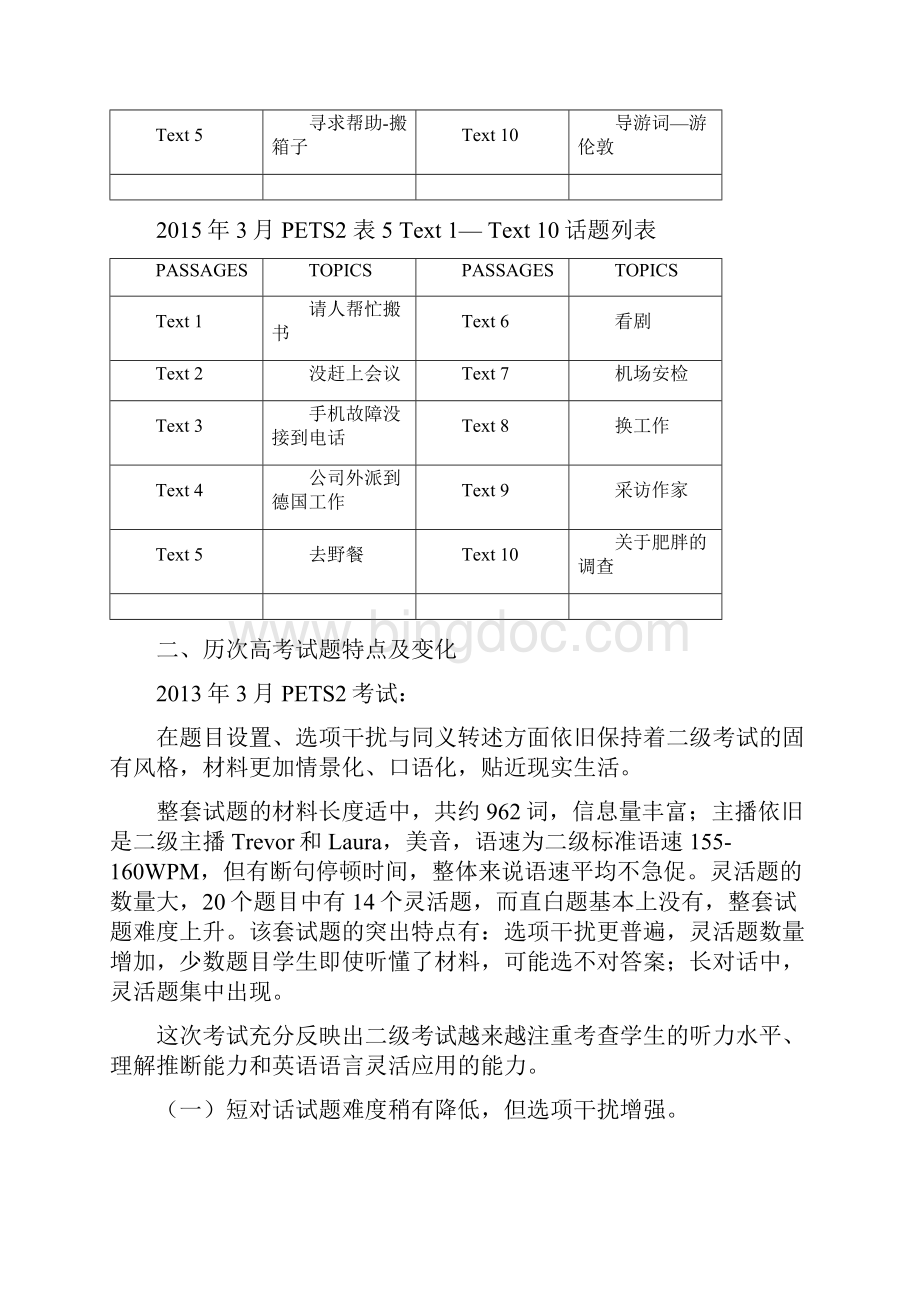 贵州省高考英语PETS2试题设置分析及听力解决方法素材.docx_第3页