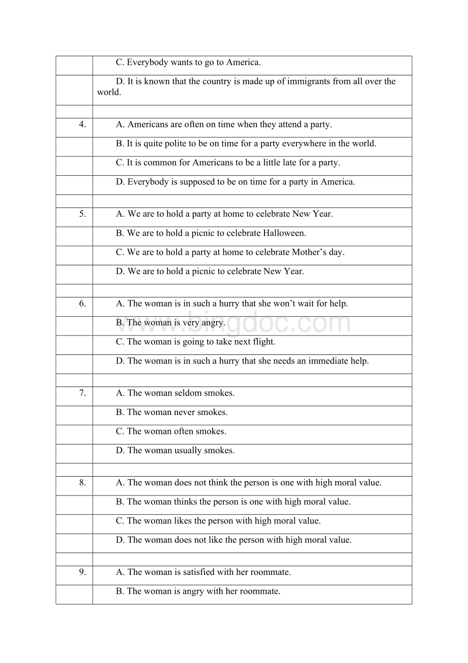 11校本学位英语考试题库大学英语4卷 2.docx_第2页
