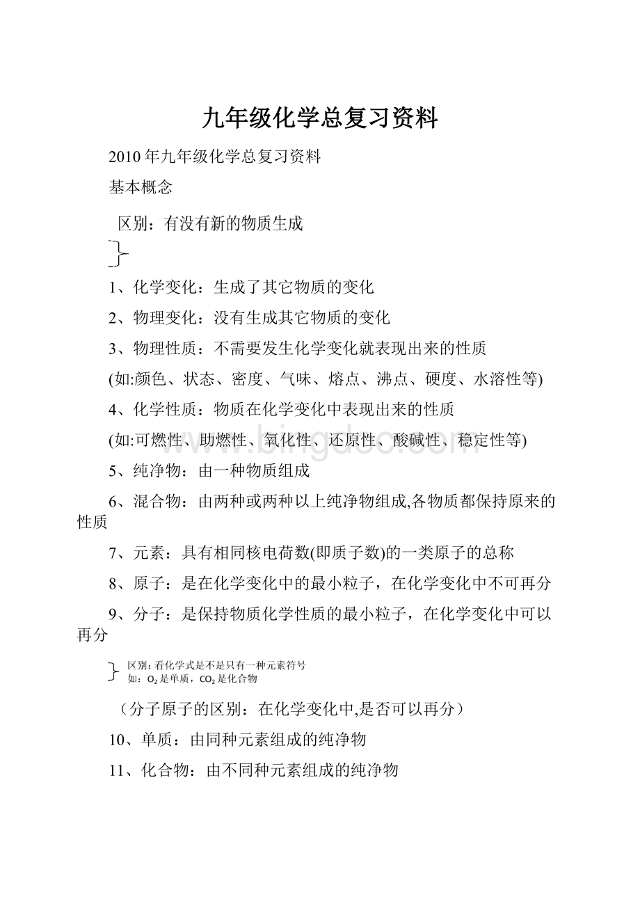 九年级化学总复习资料.docx_第1页