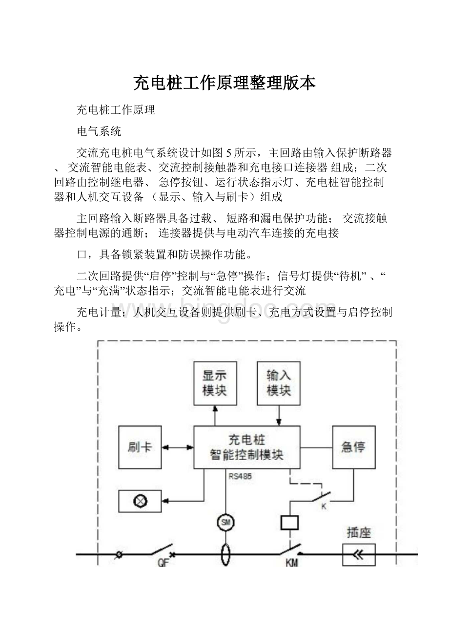 充电桩工作原理整理版本.docx_第1页