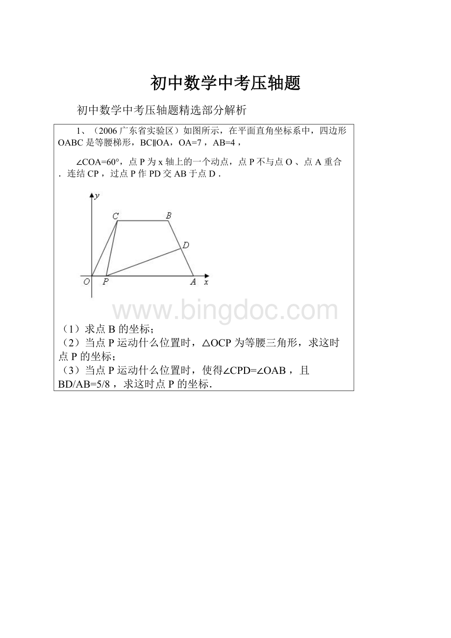 初中数学中考压轴题.docx_第1页