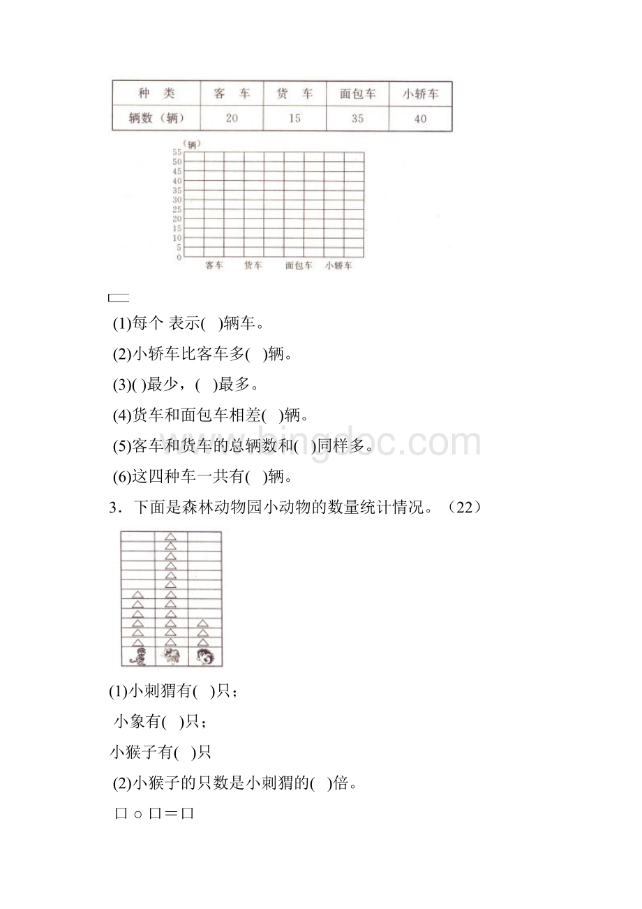 人教版小学二年级下册数学单元测试题全套.docx_第2页