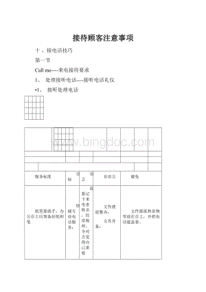 接待顾客注意事项.docx