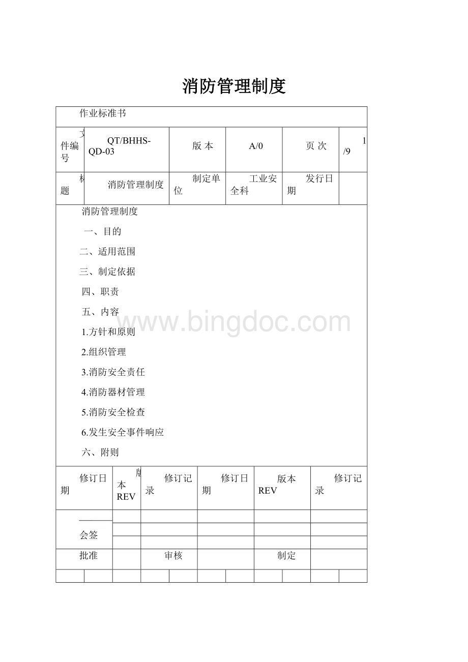 消防管理制度.docx_第1页