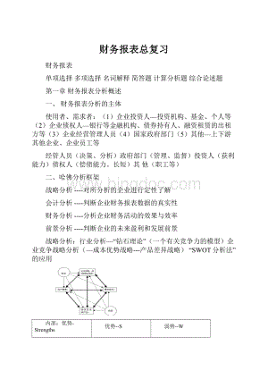 财务报表总复习.docx