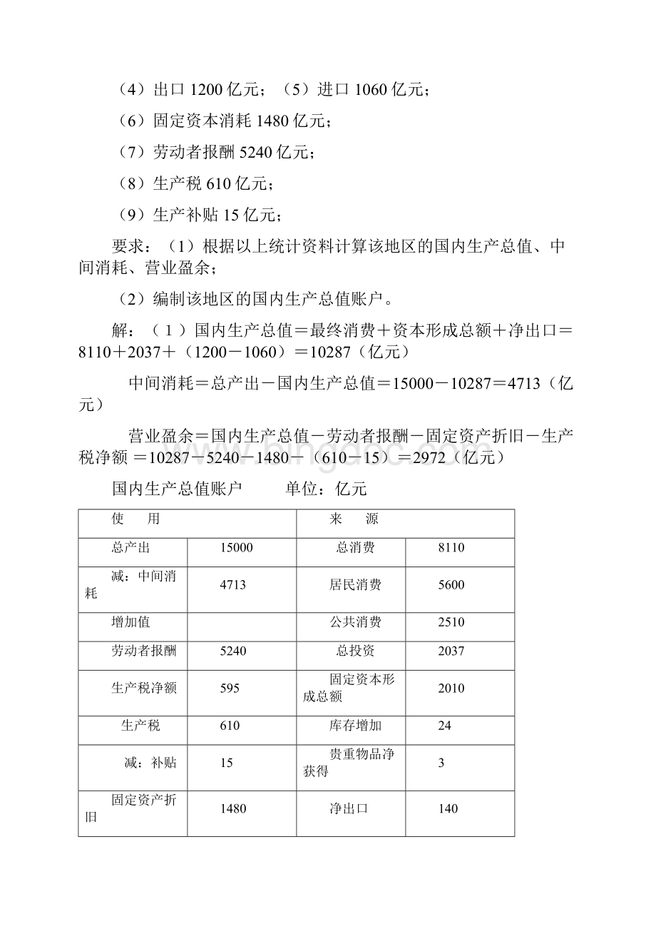 电大电大本科国民经济核算形成性考核册作业答案.docx_第3页