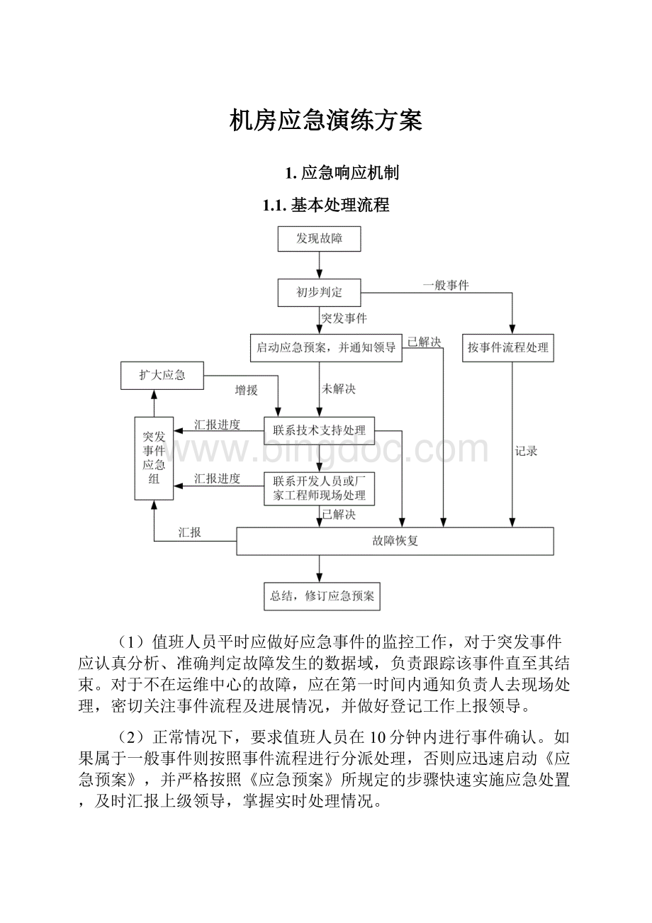 机房应急演练方案.docx