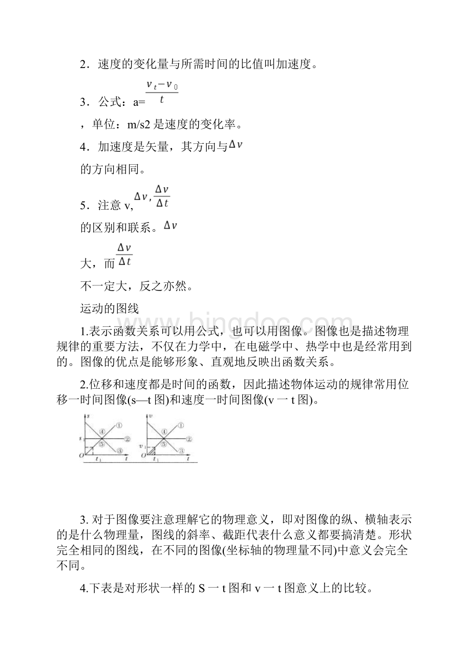 高一物理必修一全知识点梳理.docx_第3页