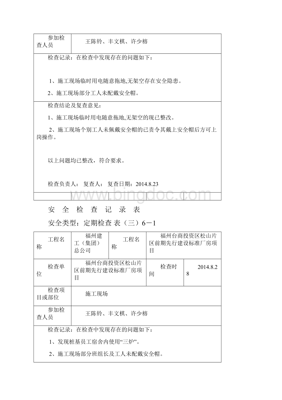 周安全检查记录表.docx_第3页