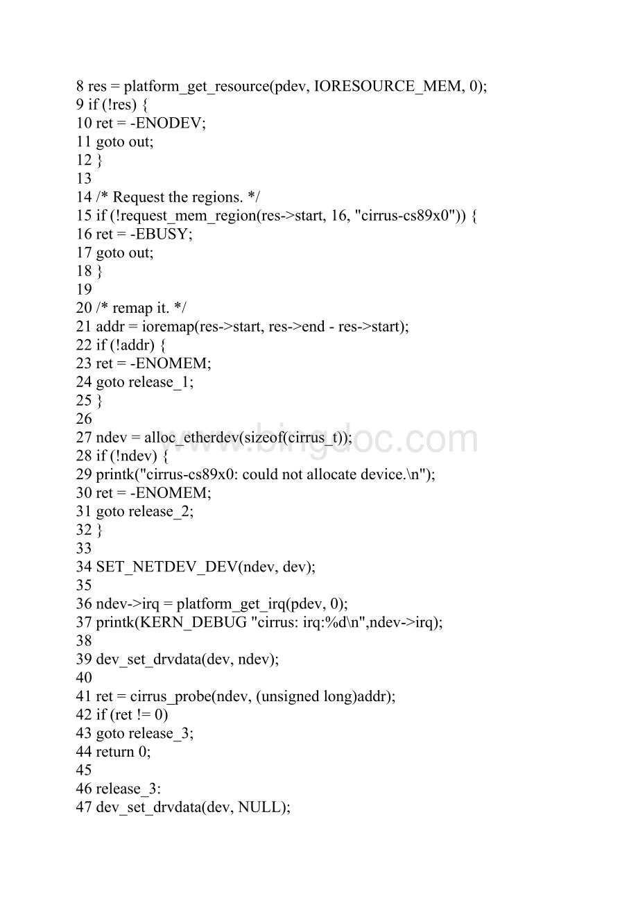 CS8900A网卡设备驱动程序分析基于ARM平台.docx_第3页
